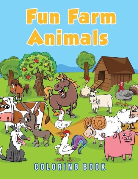 Cover for Young Scholar · Fun Farm Animals Coloring Book (Pocketbok) (2017)