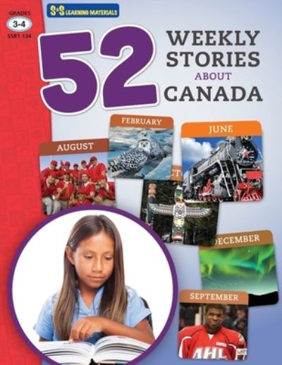 Cover for Ruth Solski · 52 Weekly Nonfiction Stories about Canada Grades 3-4 (Book) (2014)