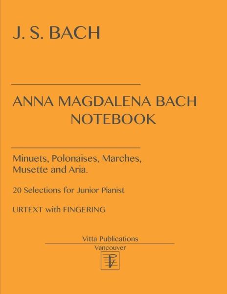 Cover for J S Bach · Anna Magdalena Bach Notebook (Paperback Book) (2019)