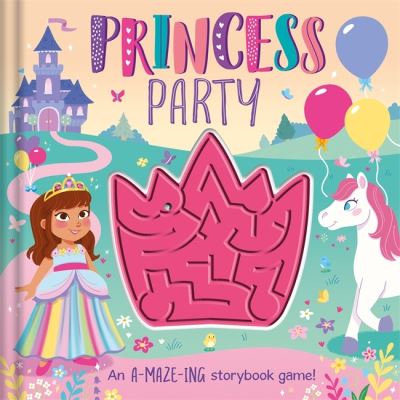 Cover for Igloo Books Ltd · Princess Party - Maze Adventure Boards (Hardcover Book) (2023)