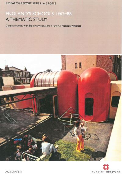 Cover for Geraint Franklin · England's Schools 1962-88: A Thematic Study - Research Reports (Paperback Book) (2012)