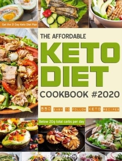 Cover for Rouya Haptour · The Affordable Keto Diet Cookbook (Hardcover Book) (2020)