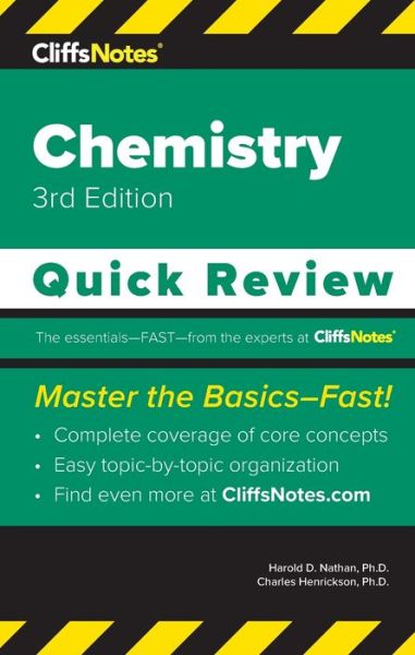 Cover for Harold D. Nathan · CliffsNotes Chemistry (Book) (2022)