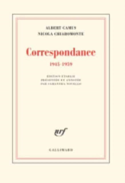 Correspondance: 1945-1959 - Albert Camus - Merchandise - Gallimard - 9782072746642 - June 6, 2019