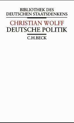 Cover for Wolff · Deutsche Politik (Book)