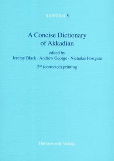 Cover for Jeremy Black · A Concise Dictionary of Akkadian: Akkadian-English (Paperback Bog) [2 Revised edition] (2000)