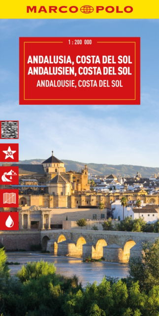 Cover for Marco Polo · Andalusia, Costa Del Sol, Seville, Cordoba, Granada Marco Polo Map (Landkarten) (2025)