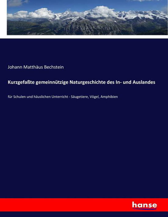 Cover for Bechstein · Kurzgefaßte gemeinnützige Nat (Book) (2016)