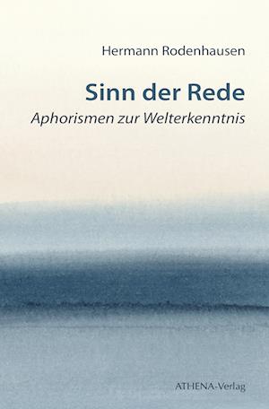 Cover for Hermann Rodenhausen · Sinn der Rede (Book) (2023)