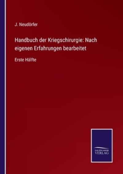 Cover for J Neudoerfer · Handbuch der Kriegschirurgie (Paperback Book) (2021)