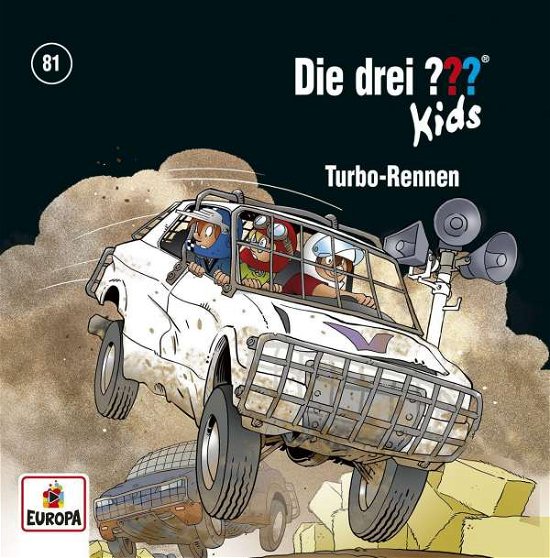 Cover for CD Die drei ??? Kids 81: Turbo (CD)