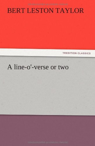 Cover for Bert Leston Taylor · A Line-o'-verse or Two (Pocketbok) (2012)