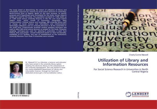 Cover for Maxwell · Utilization of Library and Info (Book)