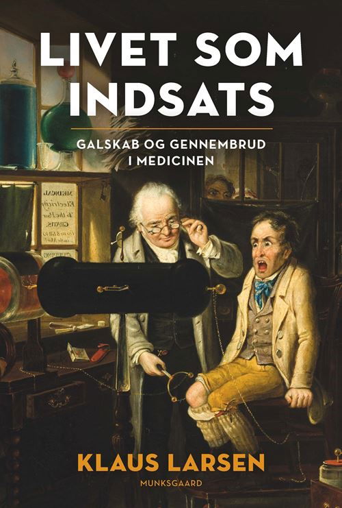 Cover for Klaus Larsen · Livet som indsats (Innbunden bok) [1. utgave] (2023)