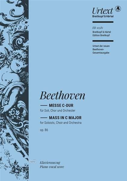 Cover for Ludwig Va Beethoven · Mass in C Major Op86 Urtext Based on the (N/A) (2018)