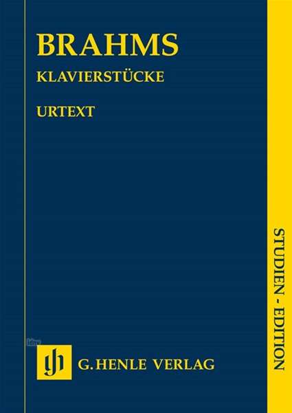 Cover for Brahms · Klavierstücke,Stud.-Ed. HN9564 (Book)