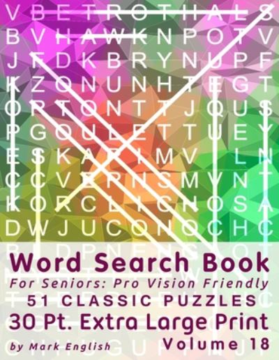 Cover for Mark English · Word Search Book For Seniors (Paperback Book) (2020)