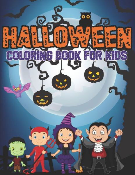 Cover for The Universal Book House · Halloween Coloring Book For Kids (Paperback Book) (2020)