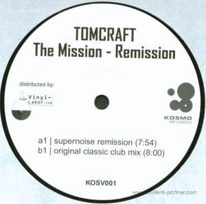 Cover for Tomcraft · Mission (Remission) (12&quot;) (2010)