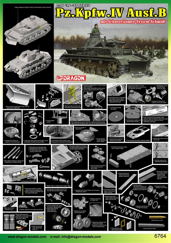 Cover for Dragon · 1/35 Pz.kpfw.iv Ausf.b Schneeraumer Schmidt (1/22) * (Toys)