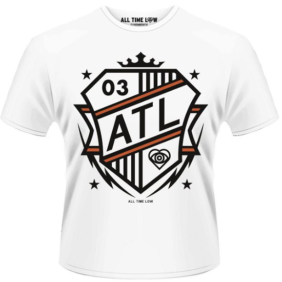 Cover for All Time Low · Shield (White) (T-shirt) [size S] [White edition] (2015)