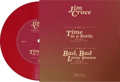 Cover for Jim Croce · Time in a Bottle - Red (7&quot;) (2022)