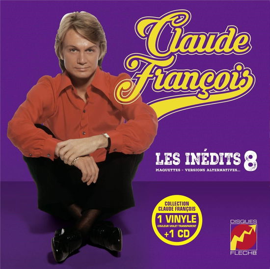 Claude Francois · Les Inedits Vol. 08 (Golden Vinyl) (LP) (2021)