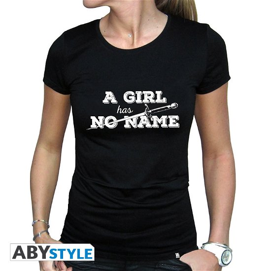 GAME OF THRONES - Tshirt "A Girl Has No Name" woman SS black - basic* - Game of Thrones - Andet - ABYstyle - 3700789261643 - 