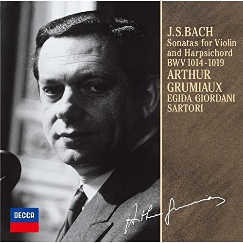Cover for Arthur Grumiaux · J.S.Bach: Sonatas For Violin &amp; Harpsichord (CD) (2021)