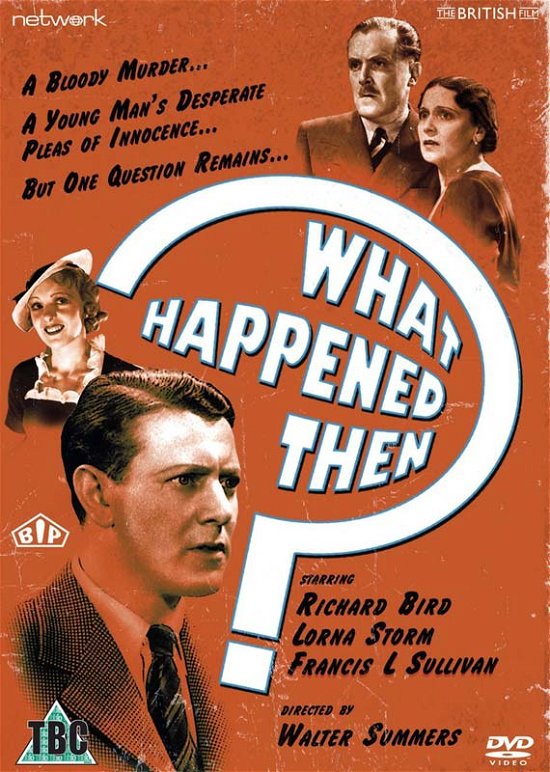 Cover for What Happened then · What Happened Then (DVD) (2017)