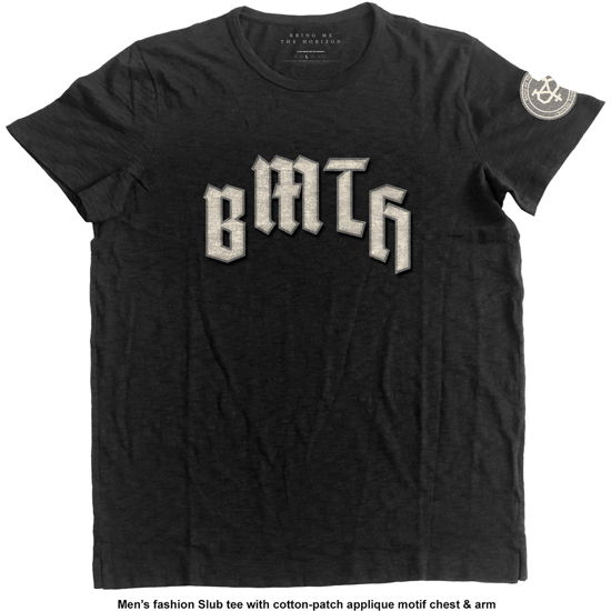 Bring Me The Horizon Unisex T-Shirt: Crooked Young (Applique) - Bring Me The Horizon - Merchandise - Bravado - 5055979980643 - 