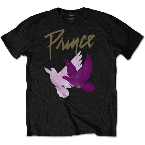 Prince Unisex T-Shirt: Doves - Prince - Produtos - MERCHANDISE - 5056170665643 - 18 de dezembro de 2019