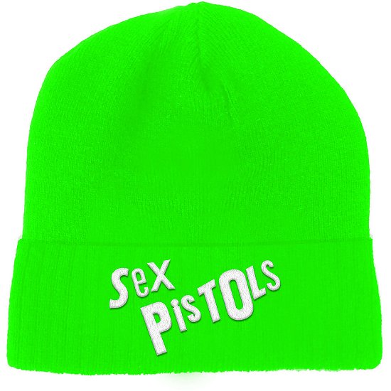 Cover for Sex Pistols - The · The Sex Pistols Unisex Beanie Hat: Logo (TØJ) [Green - Unisex edition]