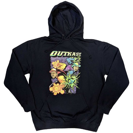 Outkast Unisex Pullover Hoodie: Superheroes - Outkast - Merchandise -  - 5056737220643 - 