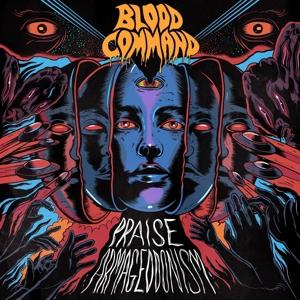 Cover for Blood Command · Praise Armageddonism - Orange / Purple Split Vinyl (LP) [Limited edition] (2022)