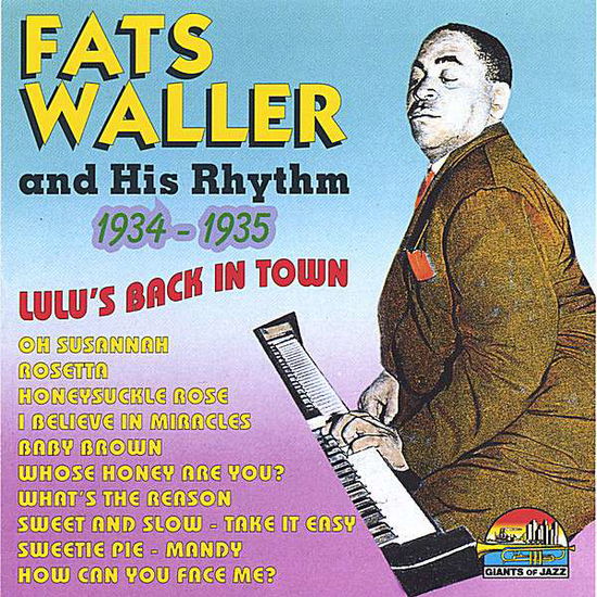 Cover for Waller Fats · Fats Waller and His Rhythm 1934-1935 (CD)