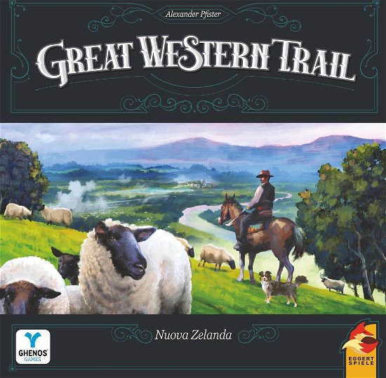Cover for Ghenos Games: Great Western Trail · Nuova Zelanda (MERCH)