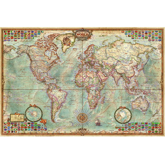 Cover for Educa · Miniature Map of the World 1000 T. (Legetøj) (2020)