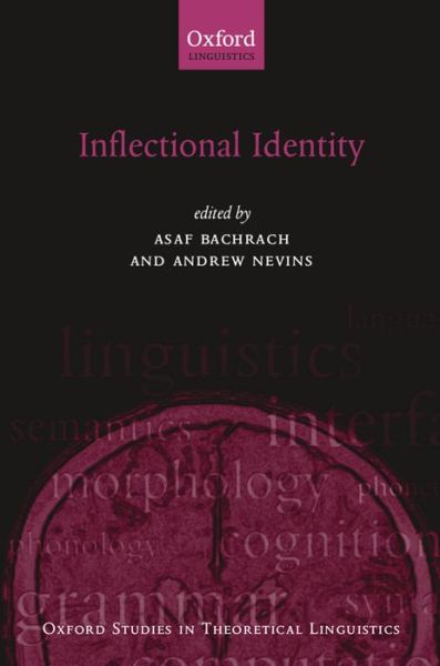 Cover for Asaf Bachrach · Inflectional Identity - Oxford Studies in Theoretical Linguistics (Paperback Book) (2008)