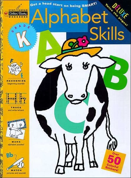 Cover for Golden Books · Alphabet Skills (Kindergarten) - Step Ahead (Pocketbok) [Workbook edition] (2000)