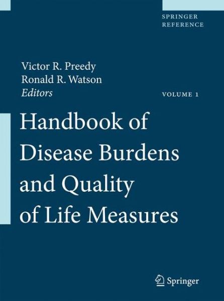 Cover for Handbook of Disease Burdens and Quality of Life Measures (Hardcover Book) [2010 edition] (2009)