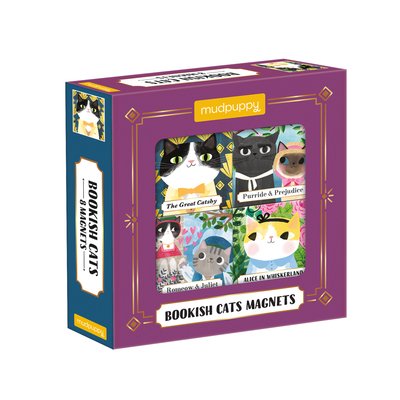 Bookish Cats Magnets - Mudpuppy - Koopwaar - Galison - 9780735365643 - 1 juli 2020