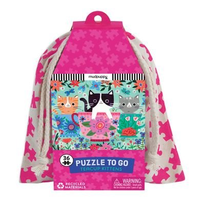 Cover for Mudpuppy · Teacup Kittens 36 Piece Puzzle to Go (SPILL) (2024)