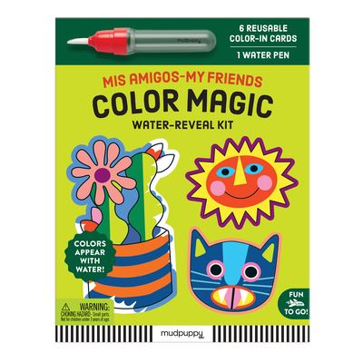 Mis Amigos-My Friends Color Magic Water-Reveal Kit - Mudpuppy - Boeken - Galison - 9780735381643 - 13 februari 2025