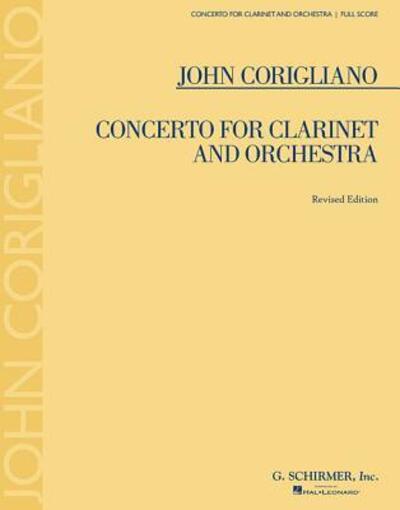 Cover for John Corigliano · Clarinet Concerto (Paperback Book) (1986)