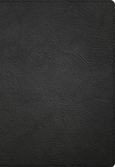 Cover for Holman Bible Publishers · NASB Super Giant Print Reference Bible, Black Genuine Leather, Indexed (Leather Book) (2022)