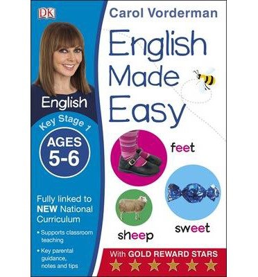 Cover for Carol Vorderman · English Made Easy, Ages 5-6 (Key Stage 1): Supports the National Curriculum, English Exercise Book - Made Easy Workbooks (Paperback Book) (2014)