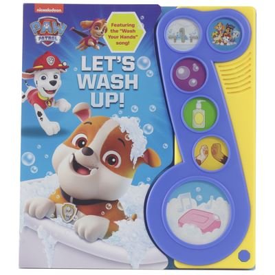 Cover for PI Kids · Nickelodeon PAW Patrol: Let's Wash Up! Sound Book (Board book) (2022)