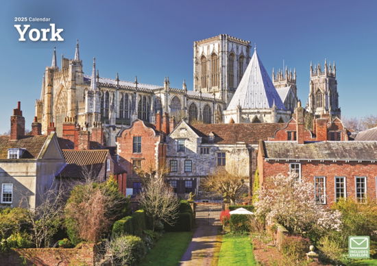 Cover for Carousel Calendars · York A4 Calendar 2025 (Paperback Book) (2024)