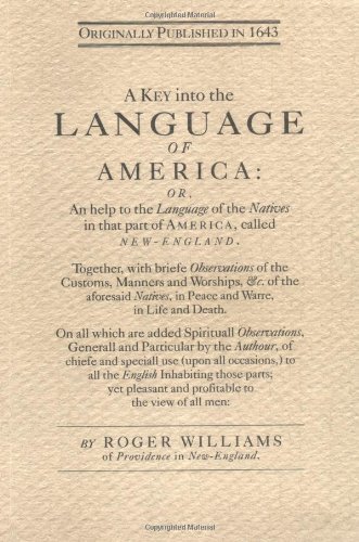 Cover for Roger Williams · Key into the Language of America (Pocketbok) (1997)